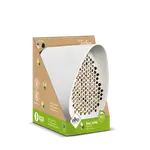 essential bee hotel 18 x 23 x 18 cm fibrous grijs