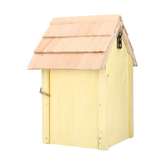 Nestkast - Beach Hut Bonaire Yellow  24 x 18 x 15 cm