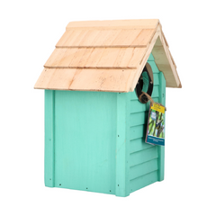Nestkast - Beach Hut Curacao Green  24 x 18 x 15 cm