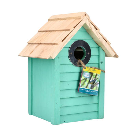 Nestkast - Beach Hut Curacao Green  24 x 18 x 15 cm
