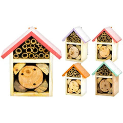 insectenhotelletje kleur 13 x 15 x 5 cm
