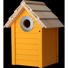 Nestkast - Beach Hut Sint Eustatius Orange  24 x 18 x 15 cm