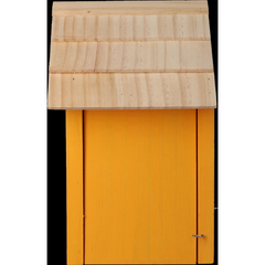Nestkast - Beach Hut Sint Eustatius Orange  24 x 18 x 15 cm
