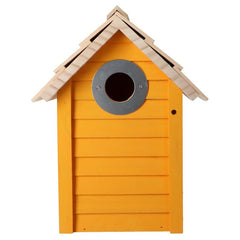 Nestkast - Beach Hut Sint Eustatius Orange  24 x 18 x 15 cm