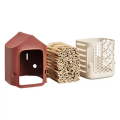 cosy insect hotel 18cm toscaans rood