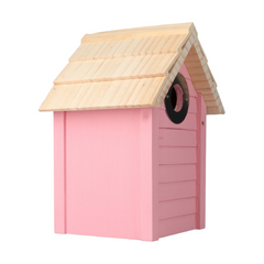 Nestkast - Beach Hut Sint Maarten Pink  24 x 18 x 15 cm