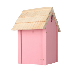 Nestkast - Beach Hut Sint Maarten Pink  24 x 18 x 15 cm