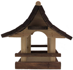 Luxe Vogelvoederhuisje - Vogelhuisje tuinvogels - FSC hout 28x25x25 cm