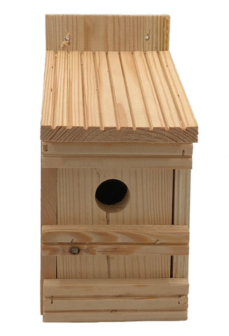 Vogelhuisje schilderen – Nestkast 13 x 11 x 25 cm – Ø27