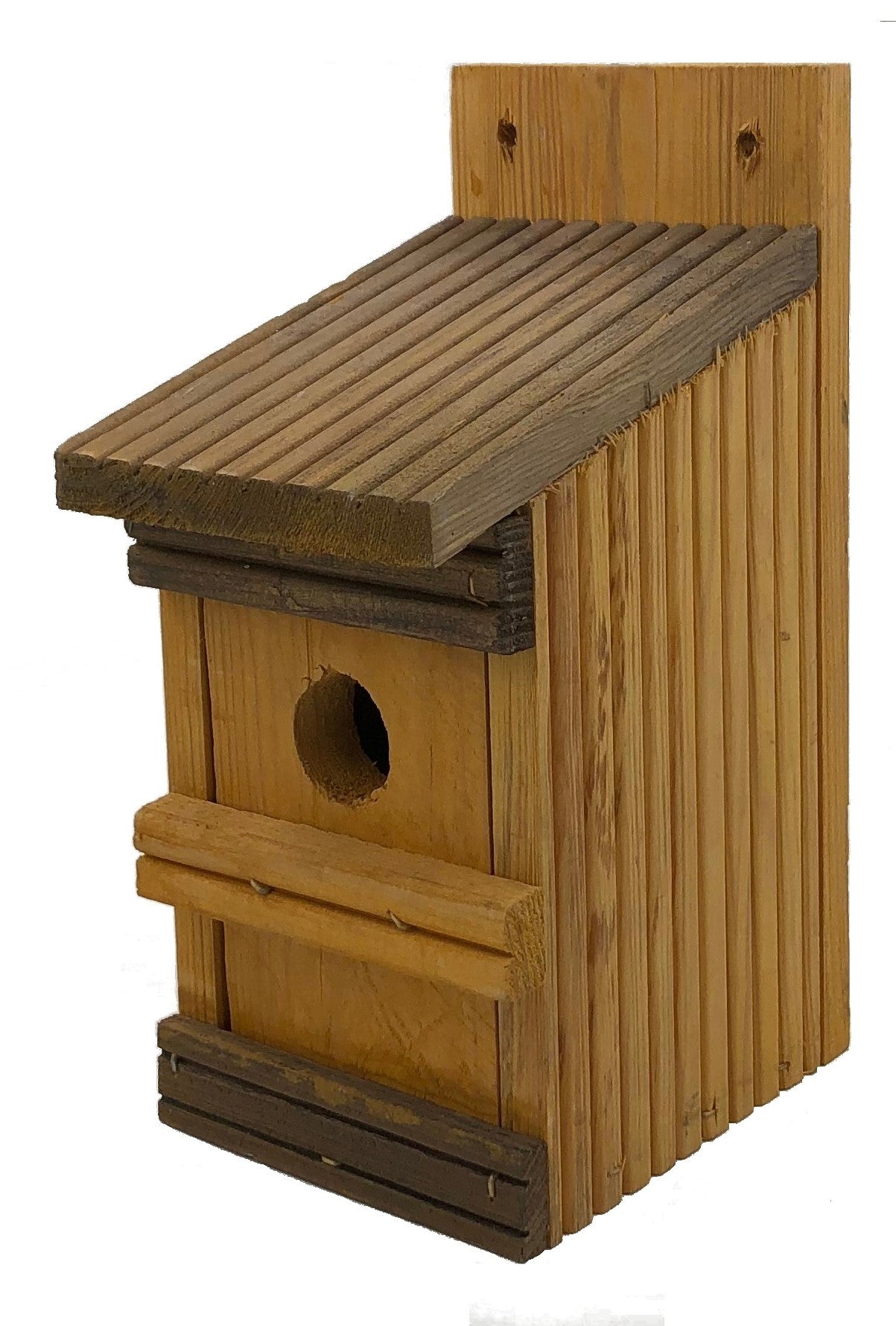 Vogelhuisje – Nestkasje van Vlonderhout – 11 x 13 x 25 cm