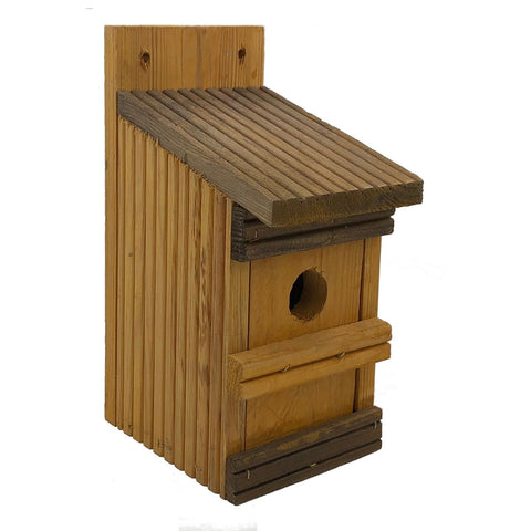 Vogelhuisje – Nestkasje van Vlonderhout – 11 x 13 x 25 cm