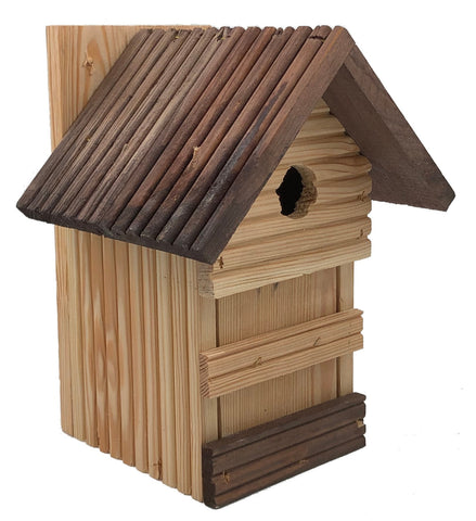 Vogelhuisje – Nestkast Skihut – 15 x 16 x 25 cm Ø 27 mm